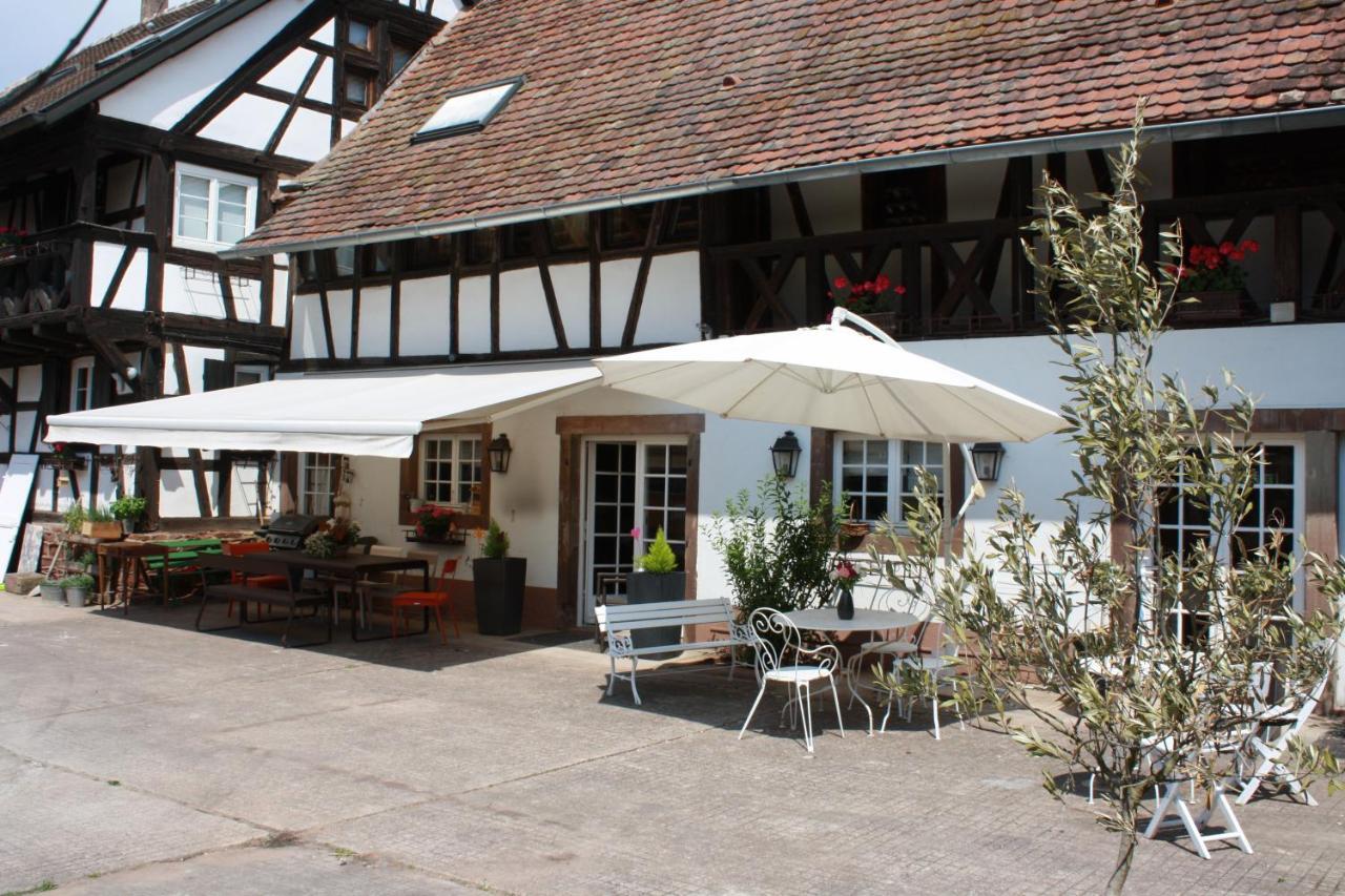 La Grange Aux Coqs Bed & Breakfast Ittenheim Exterior photo